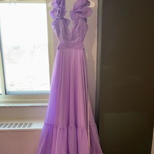 Mac Duggal Lilac Maxi Dress